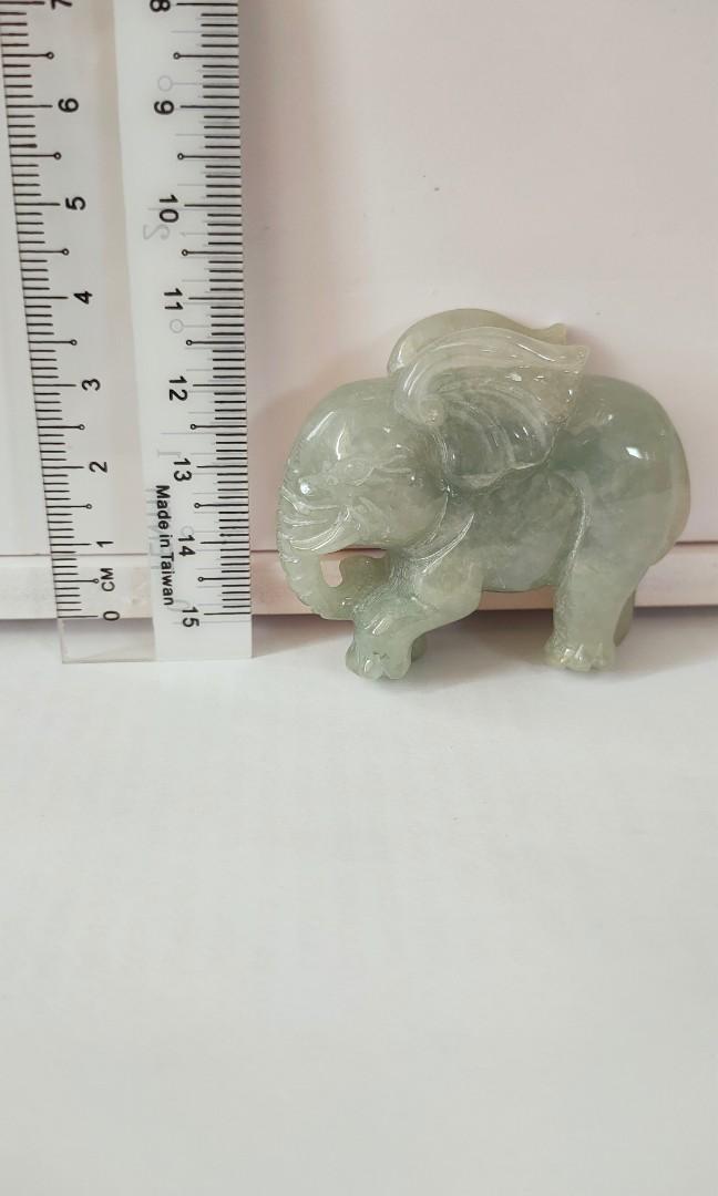 Jadeite jade Elephant 翡翠玉大象, Women's Fashion, Jewelry