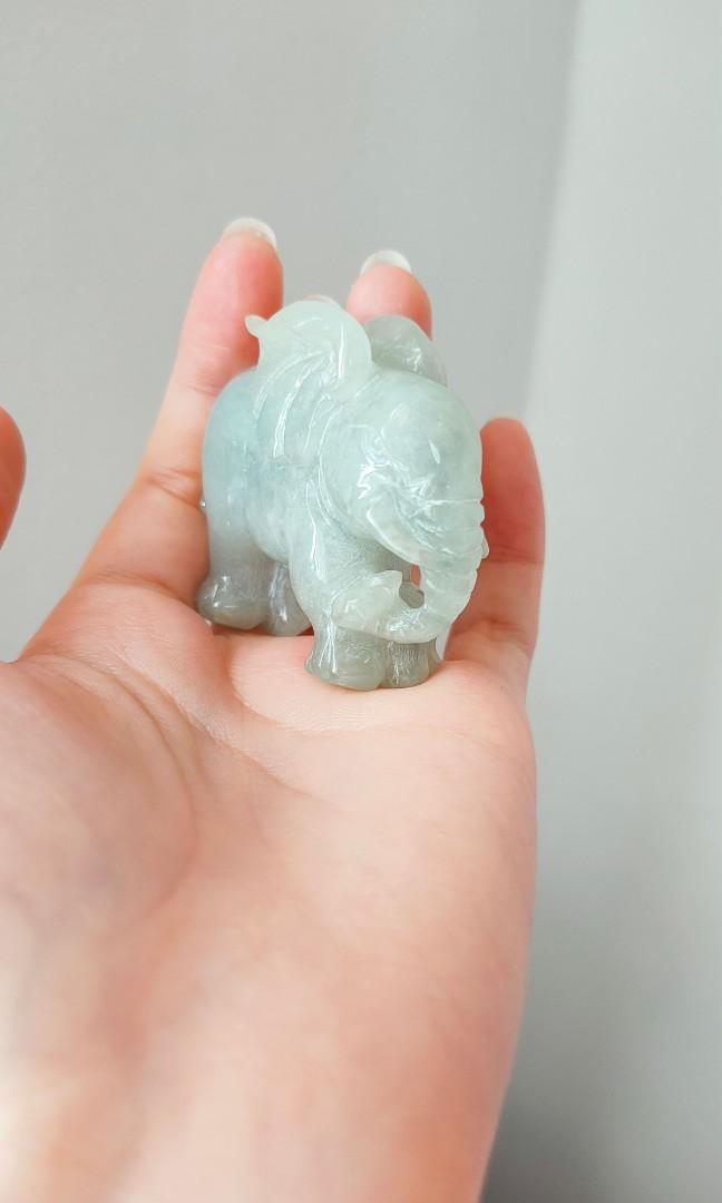 Jadeite jade Elephant 翡翠玉大象, Women's Fashion, Jewelry