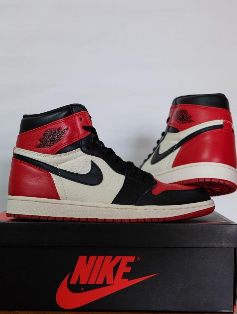 Jordan 1 retro high bred toe mens online