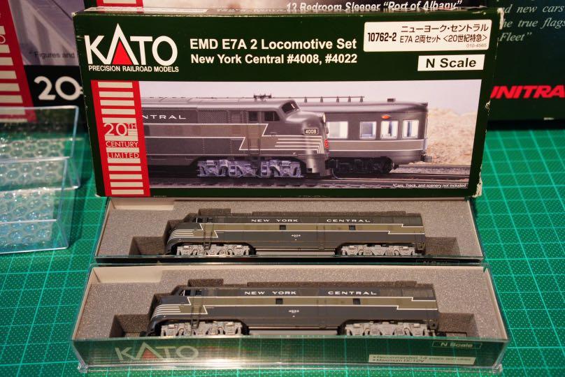 Kato 10762-2, 10763-2, 10764-2 ニューヨーク・セントラルE7A 2両