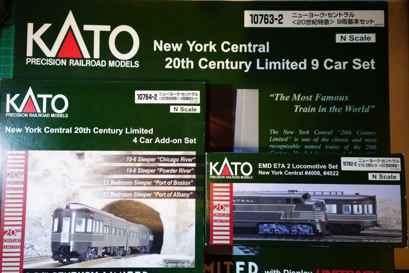KATO 10763-2 ニューヨーク セントラル 20世紀特急 9両基本+ 10764-2 4
