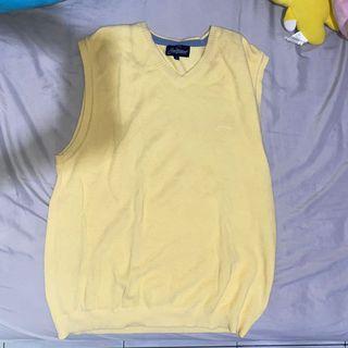 Knit Vest Kuning Oversize