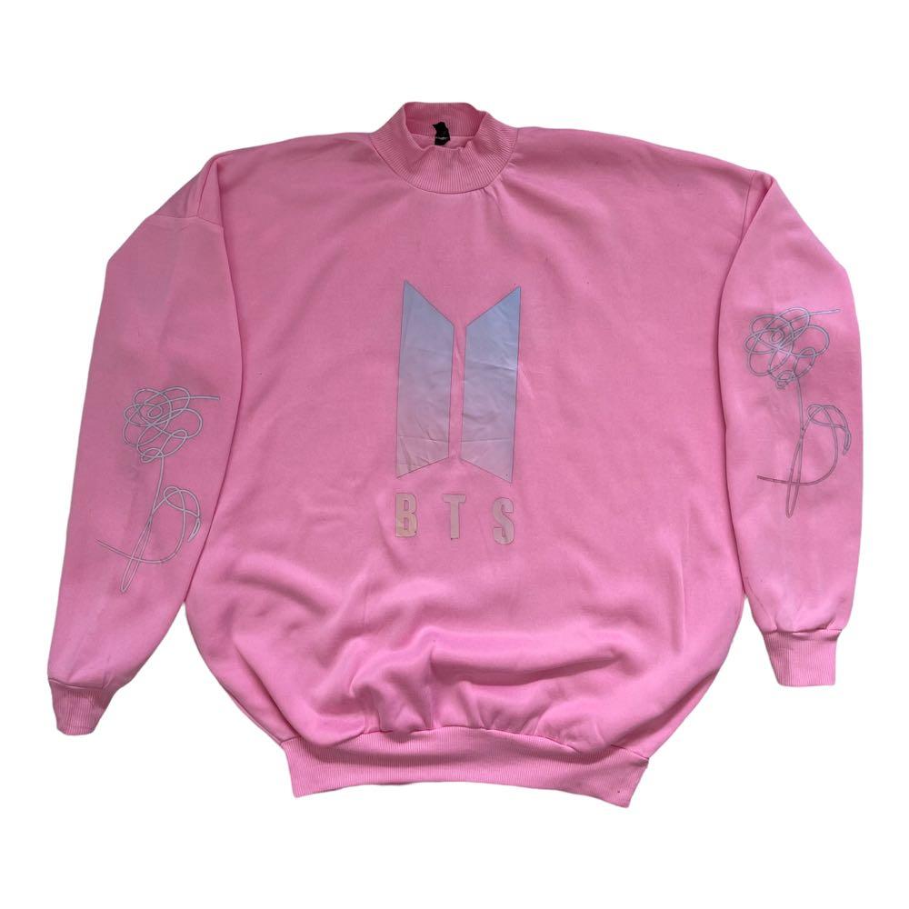 Bts sweatshirt outlet pink