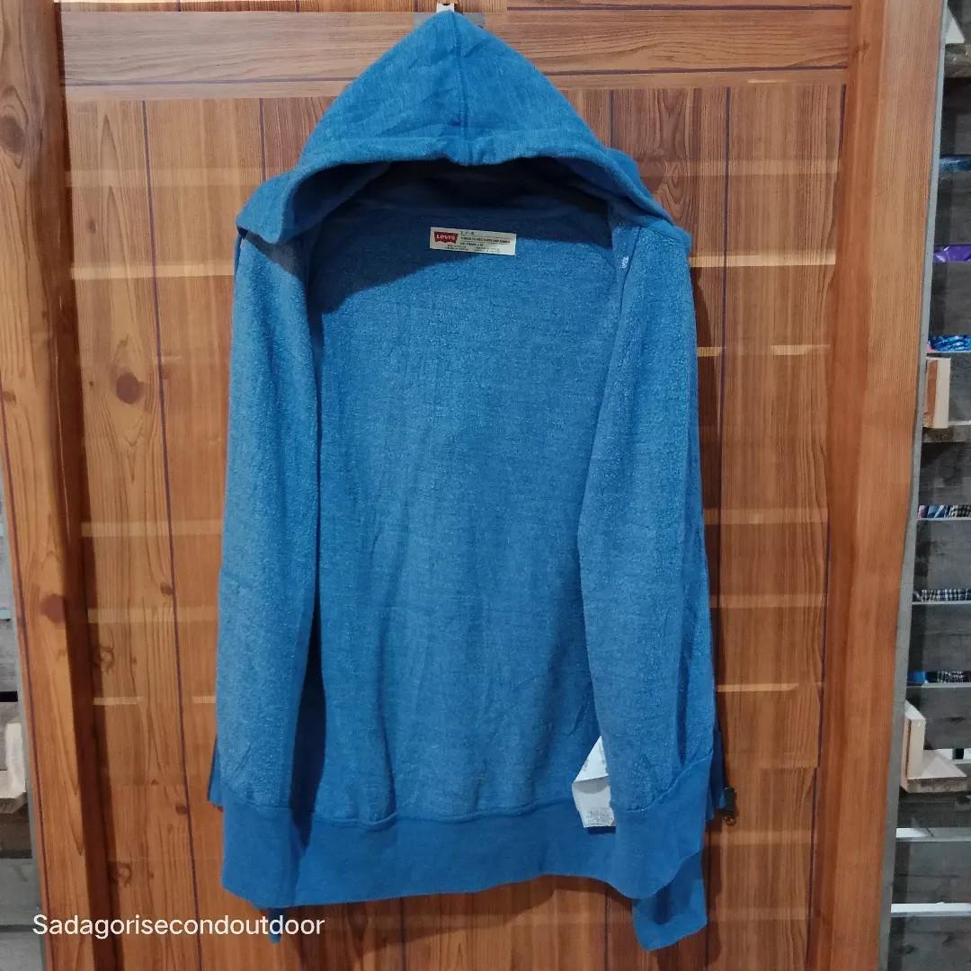 Levis zipper hoodie second, Fesyen Pria 