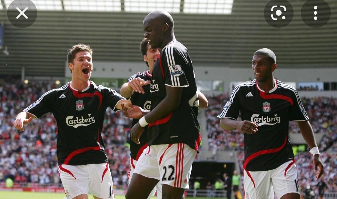 Liverpool away kit 2007 hotsell