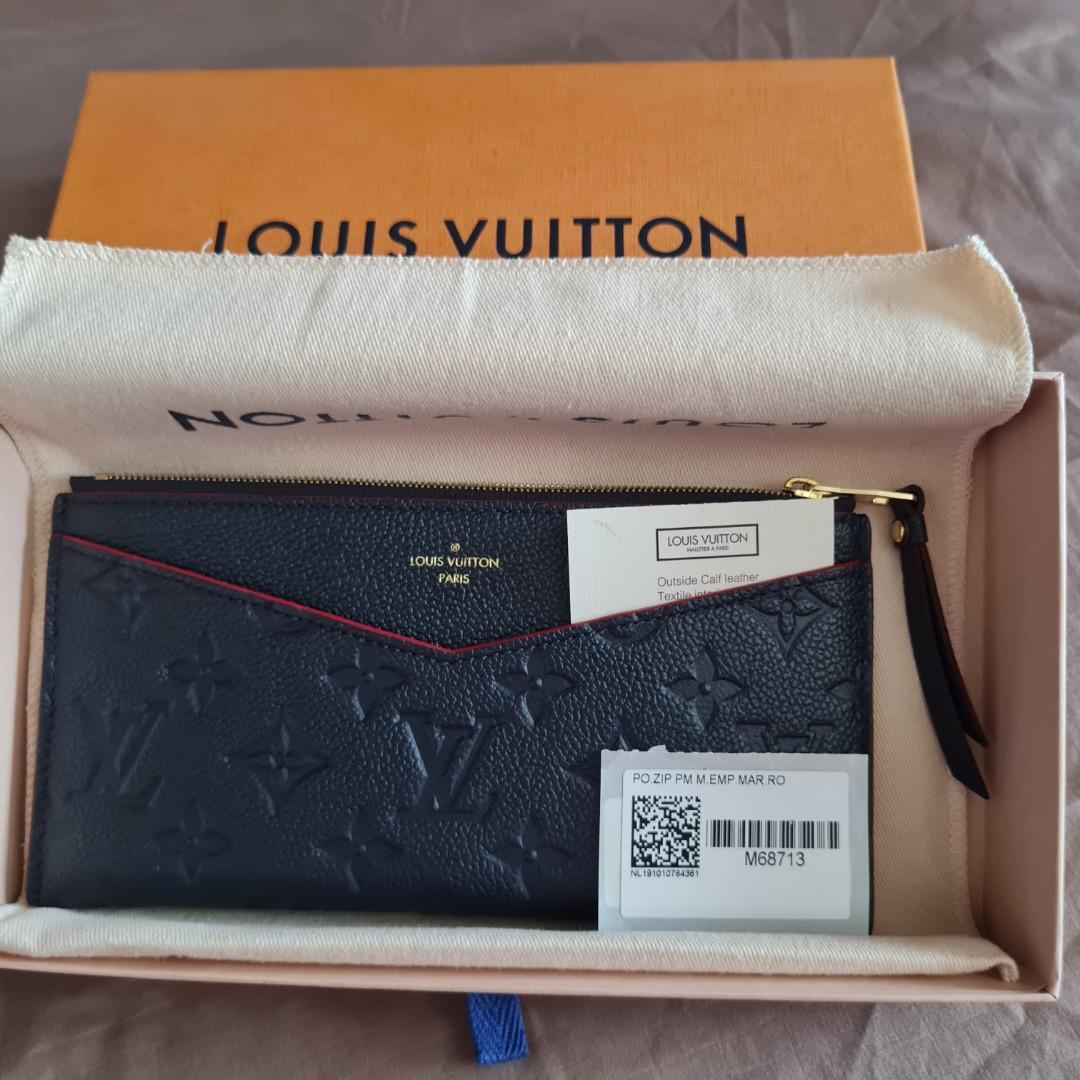 Louis Vuitton Pochette Melanie BB Marine Rouge