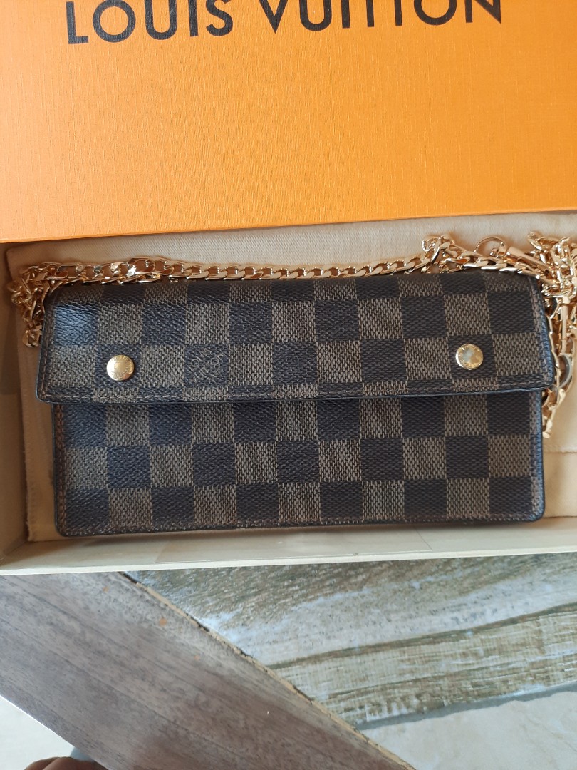Louis Vuitton Monogram Accordion Wallet on Chain 353lvs525