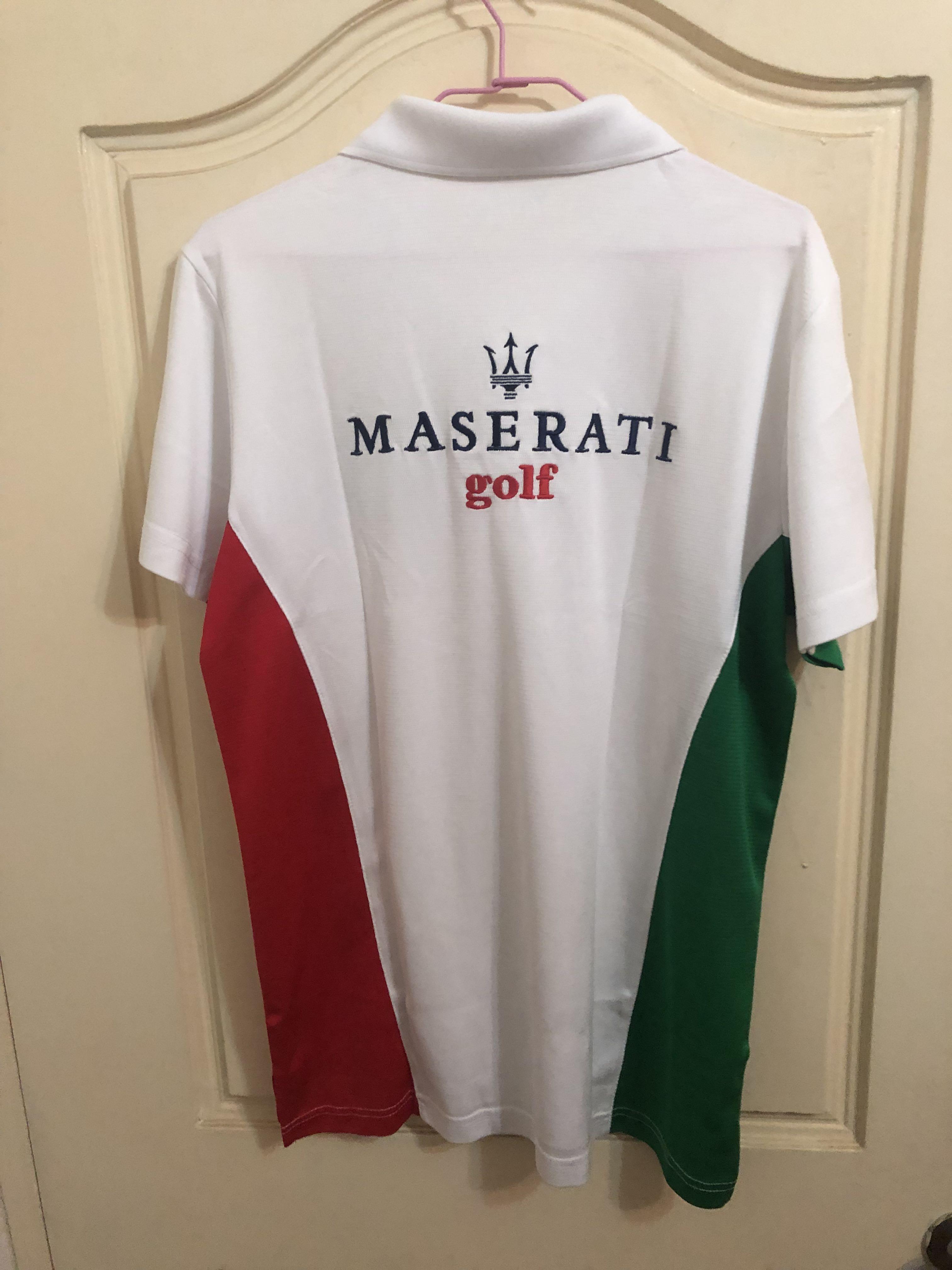 Maserati Golf Polo Shirt Men Medium