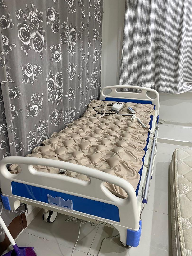 Mechanical medical bed, Furniture & Home Living, Furniture, Bed Frames