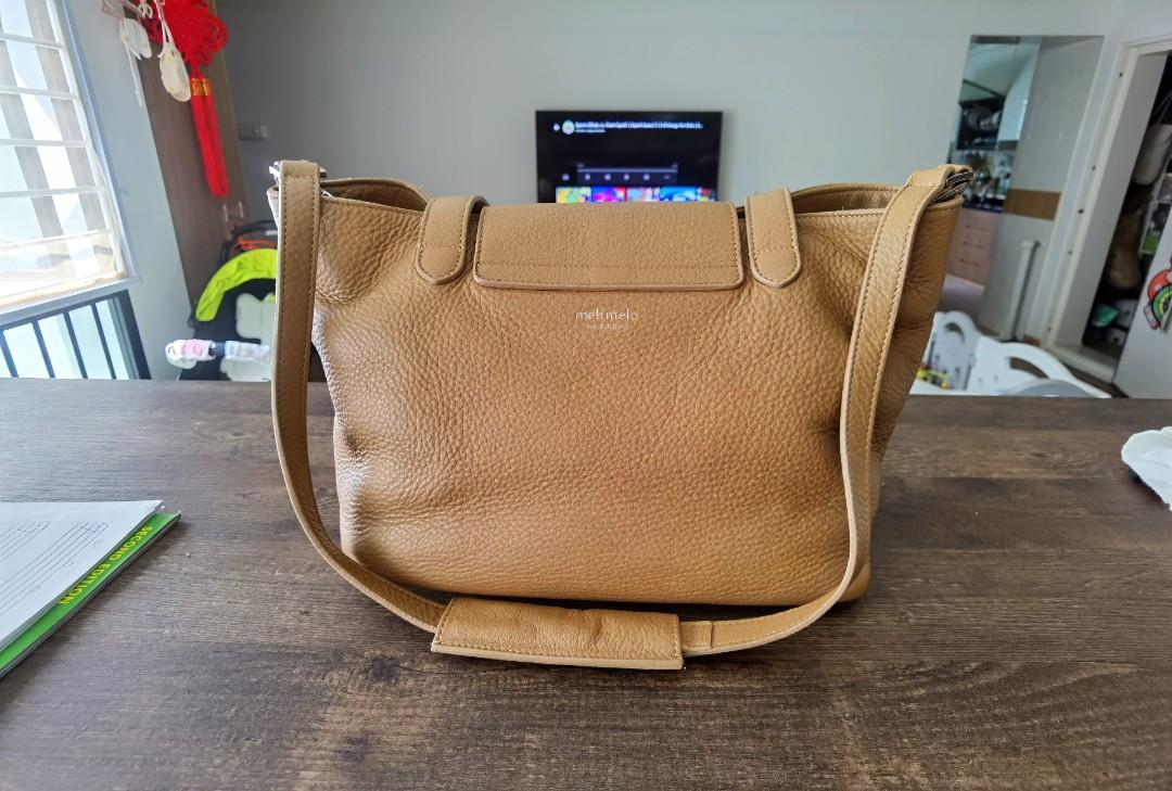 MELI MELO Thela Light Tan Leather Mini Shoulder Handheld Bag