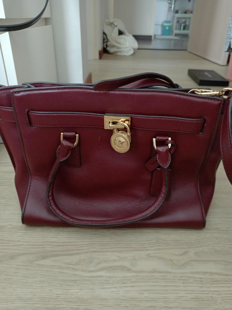 Maroon mk bag on sale
