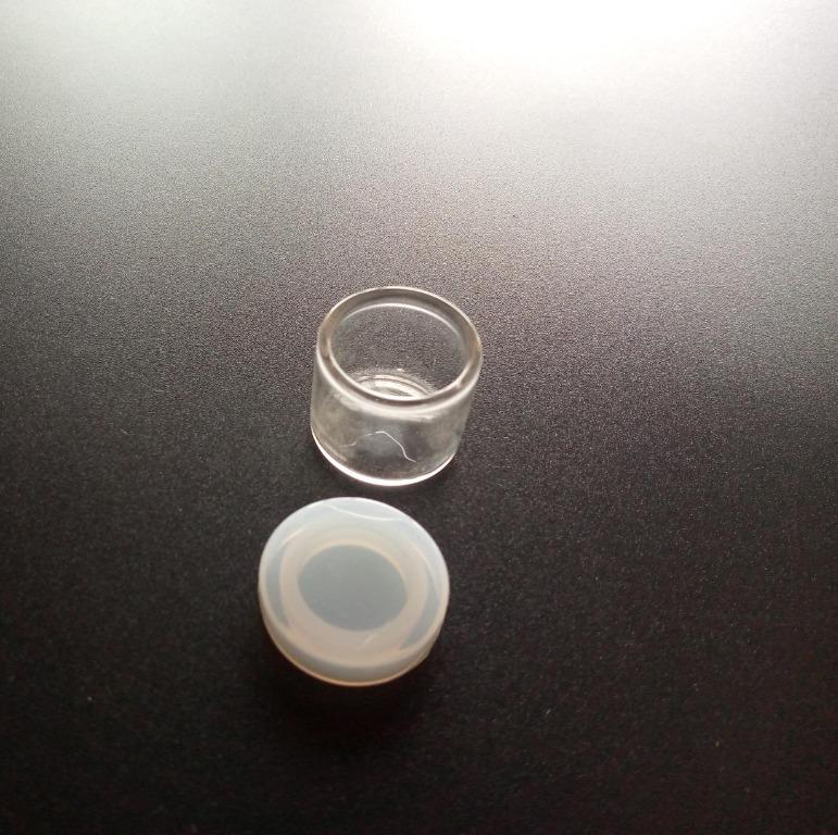 MINI SAMPLE CONTAINERS Tiny Make Up Paint Jar with Lid Micro Case 5 ...