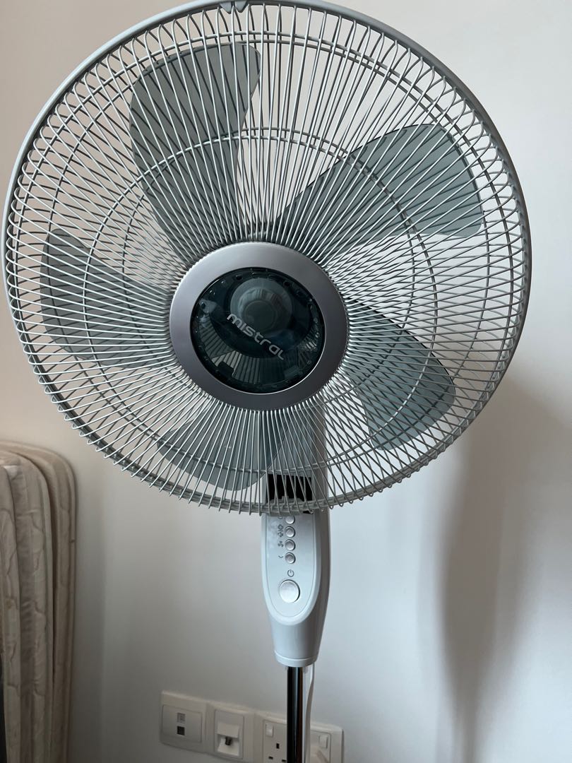 Mistral stand fan with remote, Furniture & Home Living, Lighting & Fans