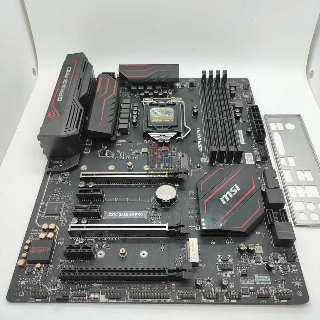 MSI Z270 GAMING PRO ATX LGA1151(6/7th Gen) Motherboard include I/O shield [Ready Stock