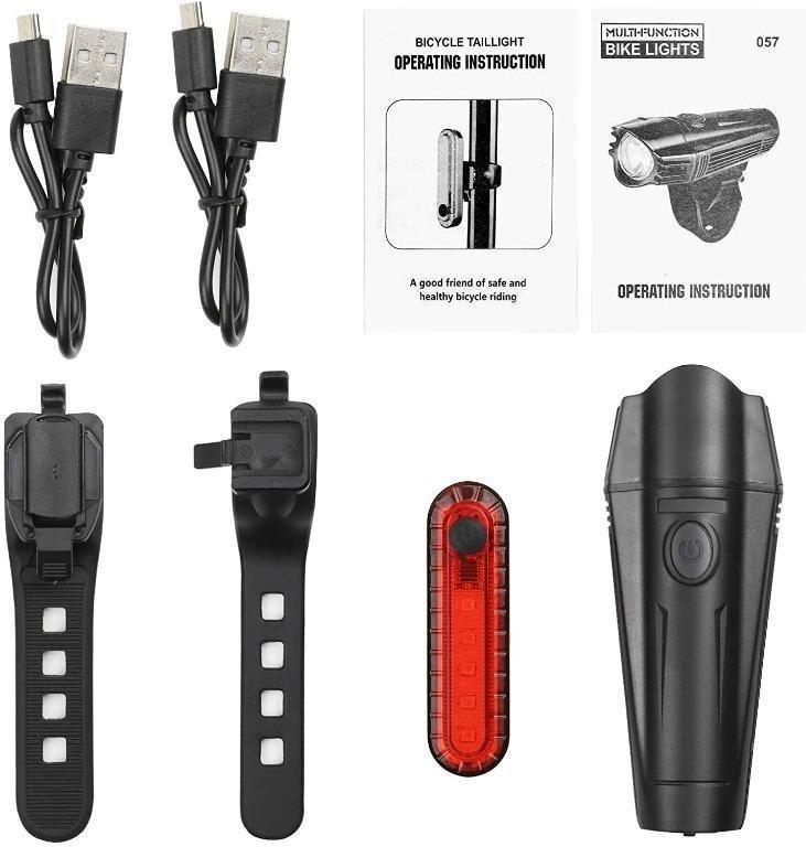 Multi Function Bike Lights Head and Tail Lights, Furniture & Home