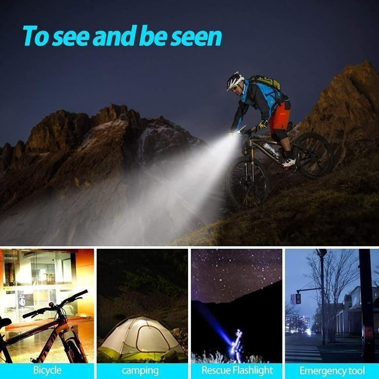 Multi Function Bike Lights Head and Tail Lights, Furniture & Home