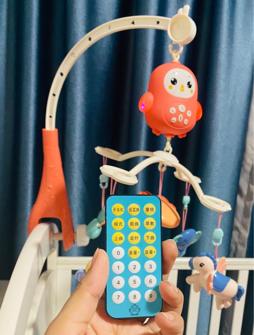 Musical Mobile Cot toy with remote, Babies & Kids, Baby Nursery & Kids