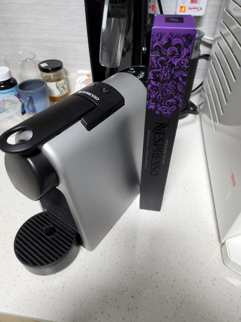 Nespresso Essenza Mini Silver w 1 sleeve of Coffee, TV & Home