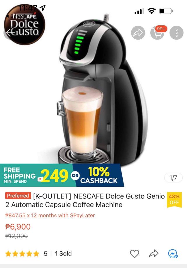 Nespresso Nescafe Dolce Gusto capsule 