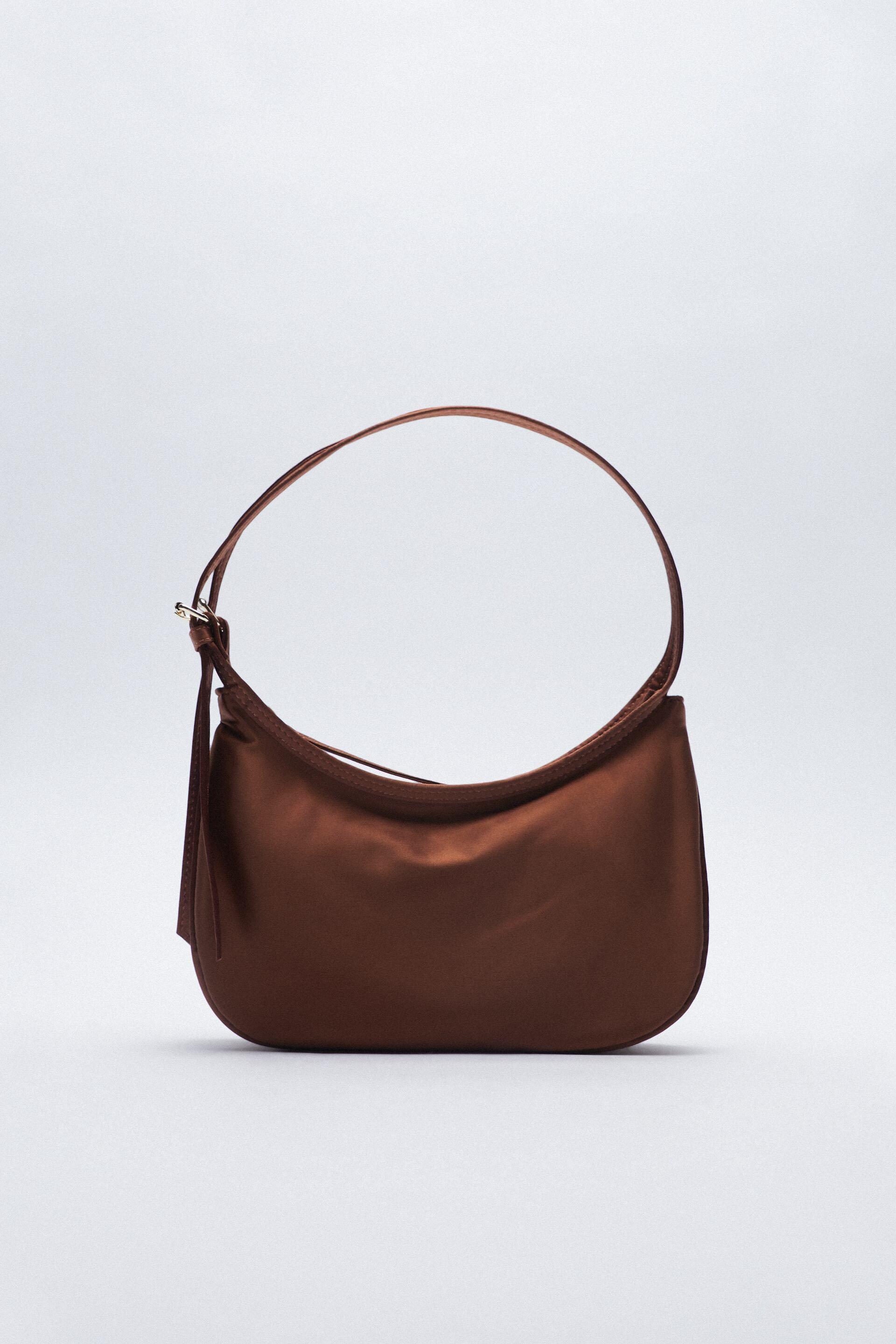 Satiny shoulder 2025 bag zara