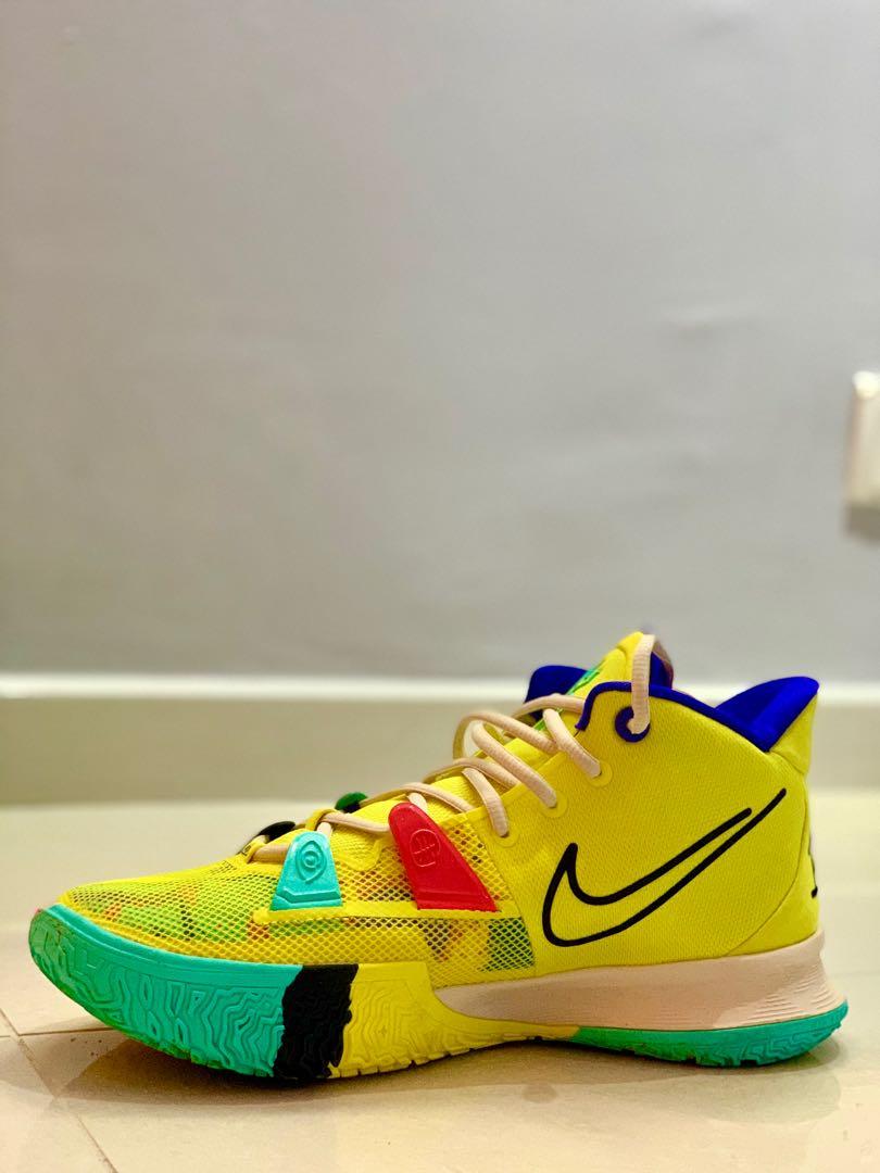 Nike Kyrie 7 Yellow Uk 10 Men s Fashion Footwear Sneakers on