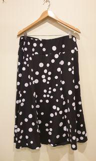 Noni B polka dot panel skirt