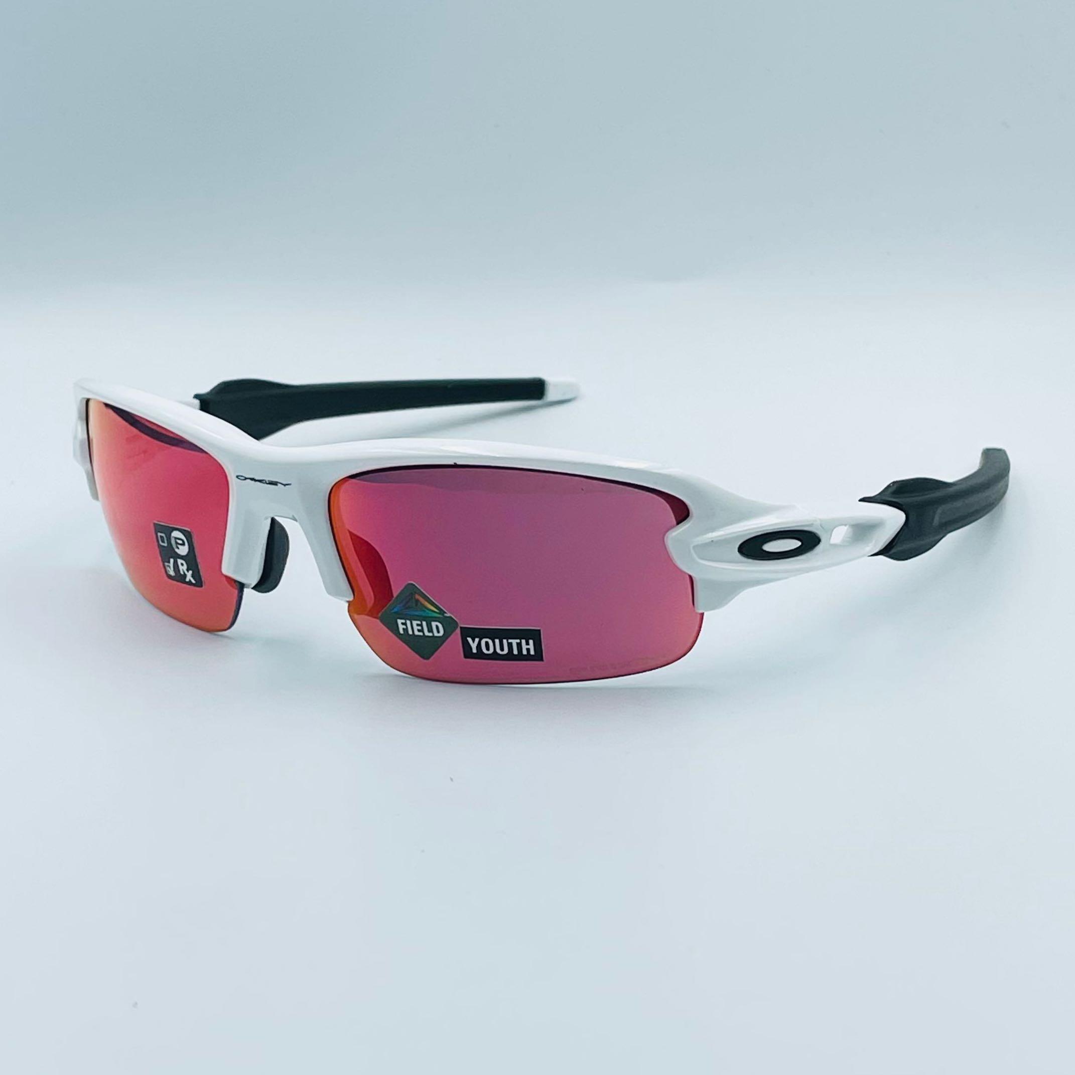 Oakley Flak XXS Polished White Prizm Field Men s Fashion Watches