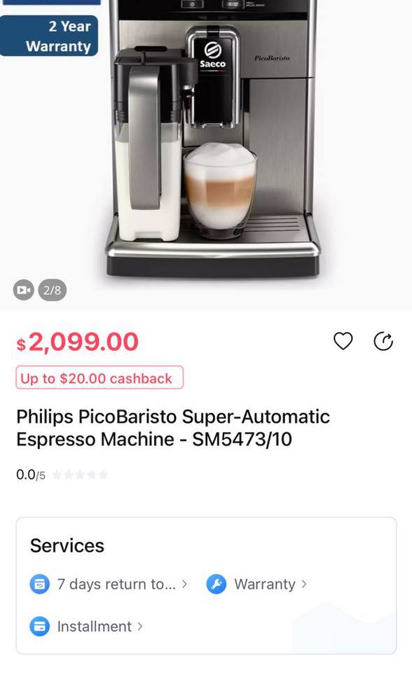super-automatic espresso coffee machine 