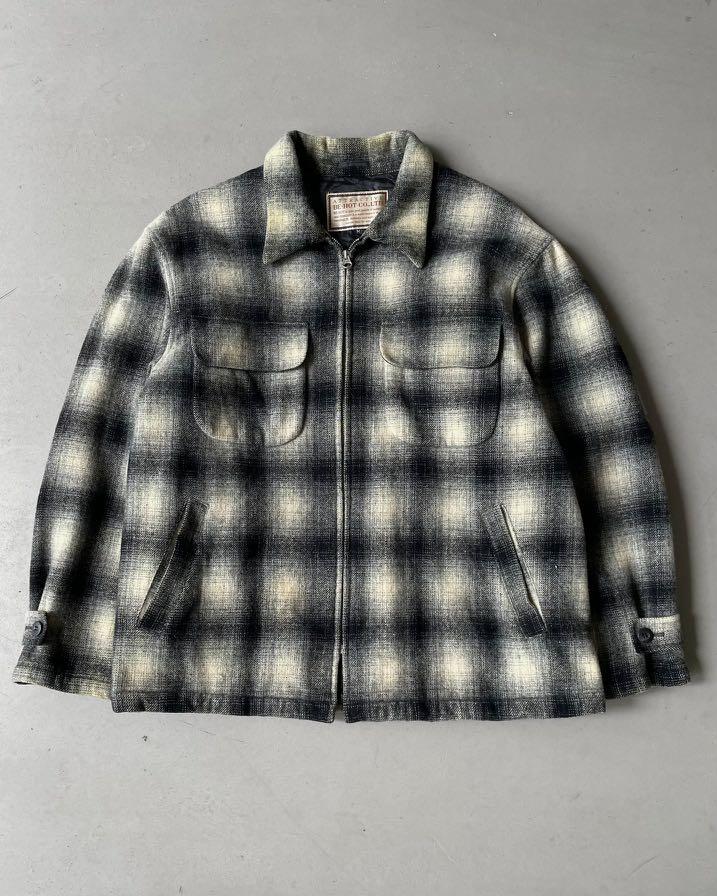 l.l.bean vintage wool ombre jacket