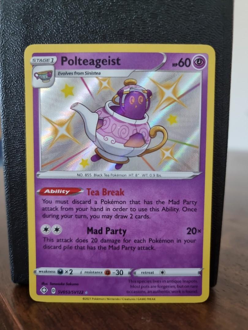 Pokemon polteageist shining fates SV053, Hobbies & Toys, Toys & Games on Carousell Pokemon polteageist shining fates SV053, Hobbies & Toys, Toys & Games on Carousell