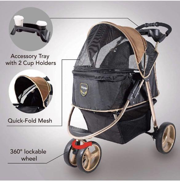 Premium Ibiyaya Monarch Pet Stroller, Pet Supplies, Homes & Other Pet