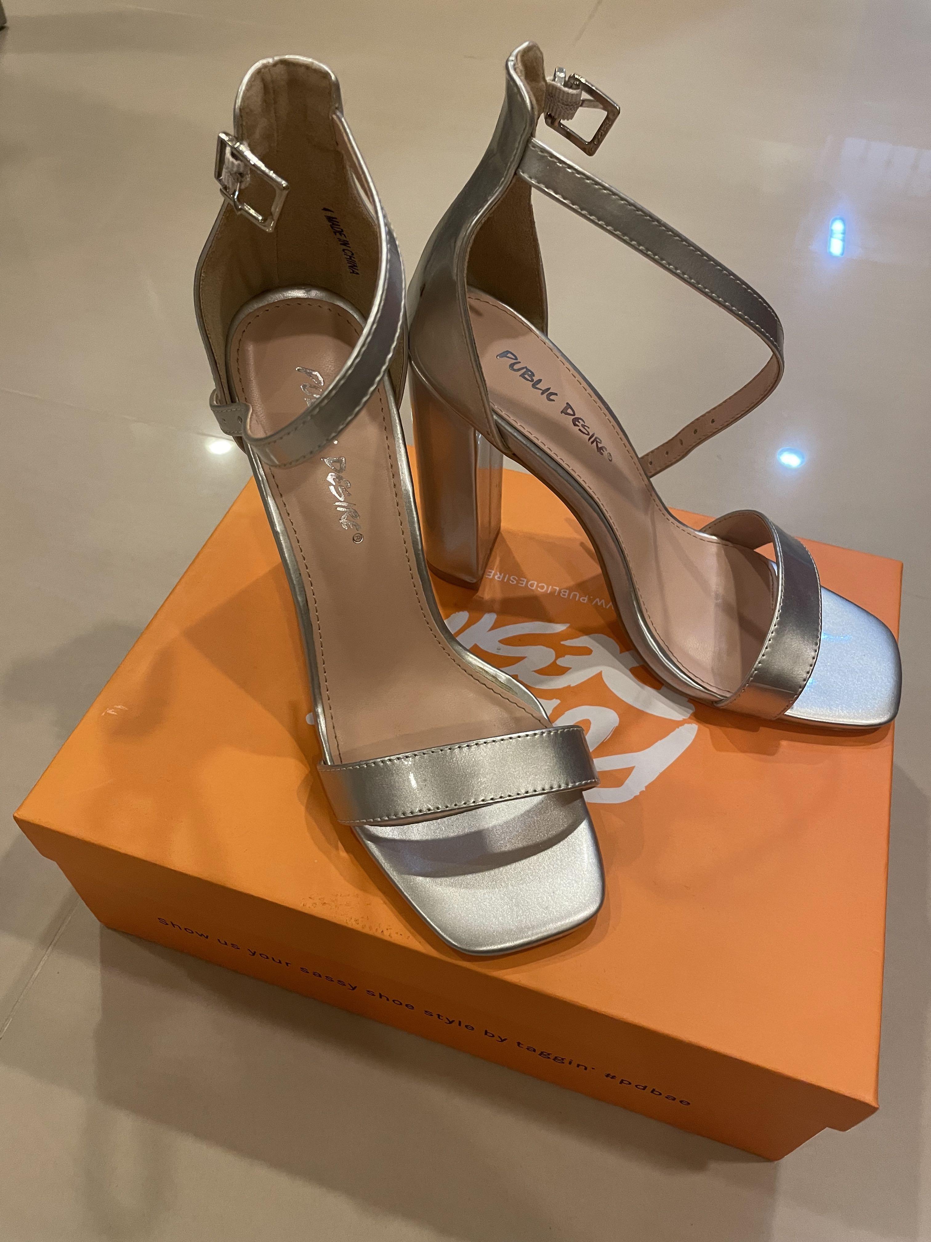 Public desire block heels outlet