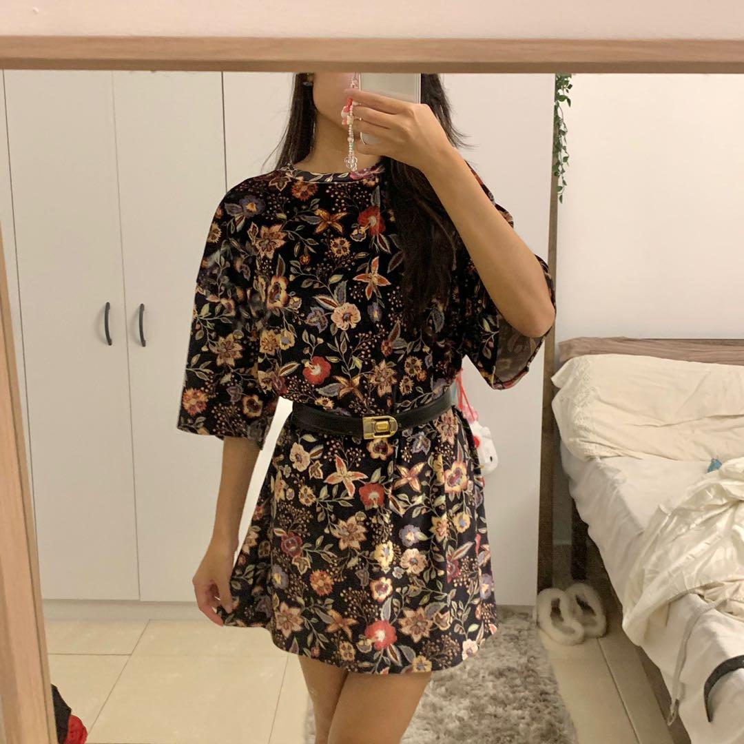 Pull and bear 2024 t shirt dress
