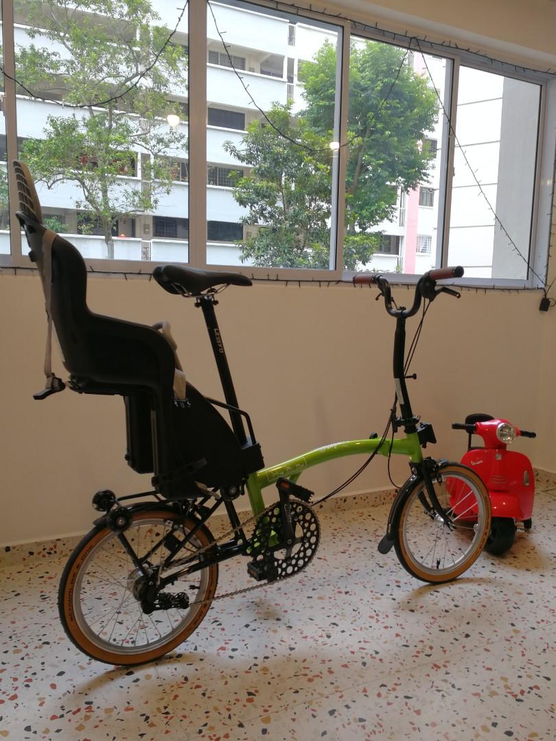 Rear child seat for 3Sixty, Java, Brompton., Sports Equipment, Bicycles