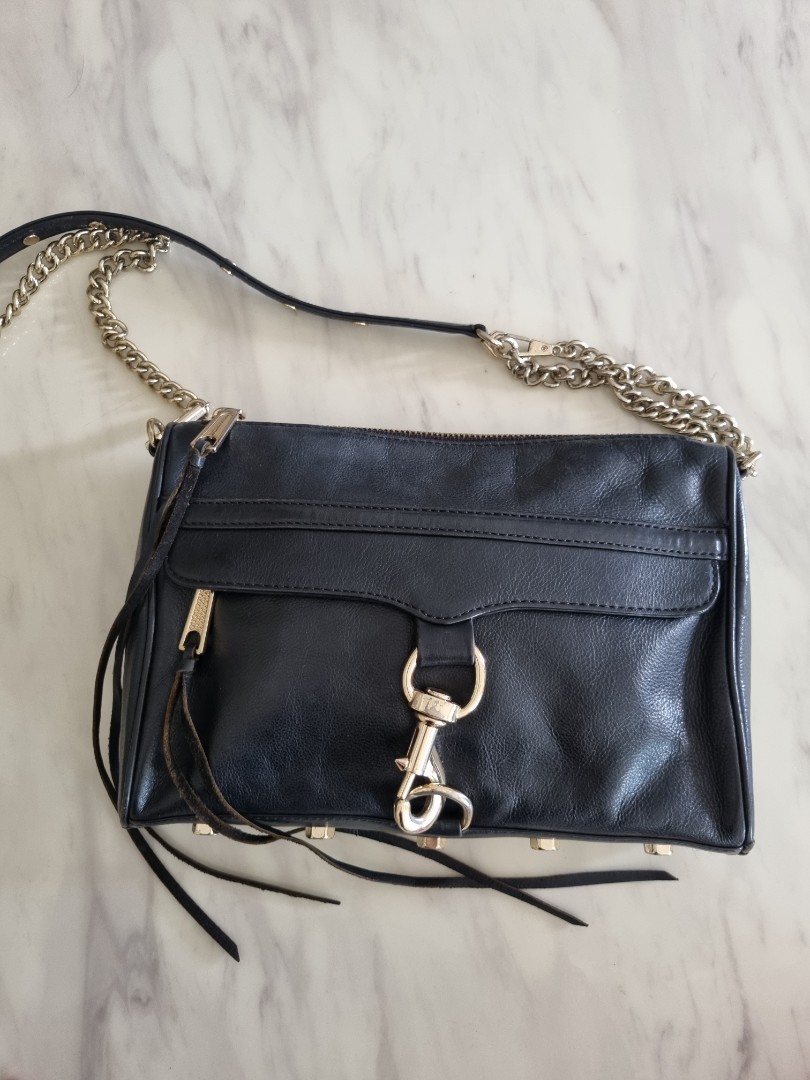 Rebecca Minkoff MAC black leather medium Women s Fashion Bags