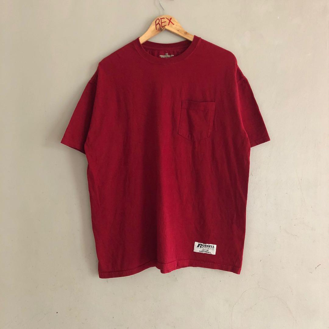 Russell athletic pocket tee Men s Fashion Tops Sets Tshirts