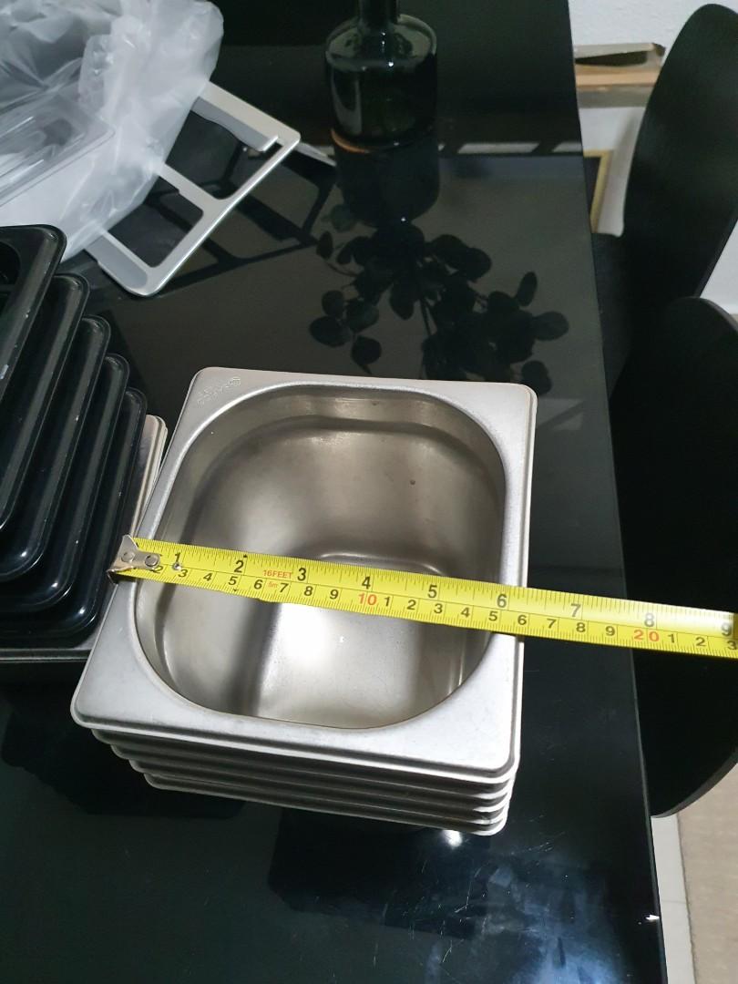 Salad Bar Pans / GN Pans, Furniture & Home Living, Kitchenware