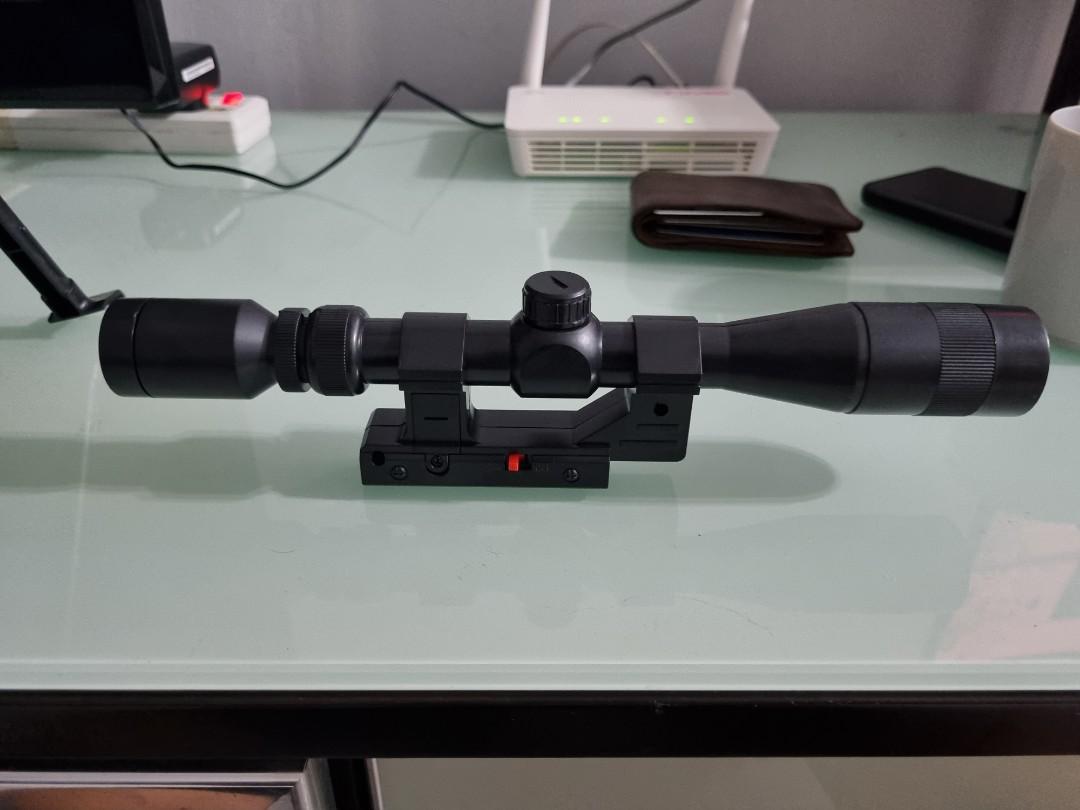 Scope and Laser for nerf gel blaster sniper 20mm rail ...
