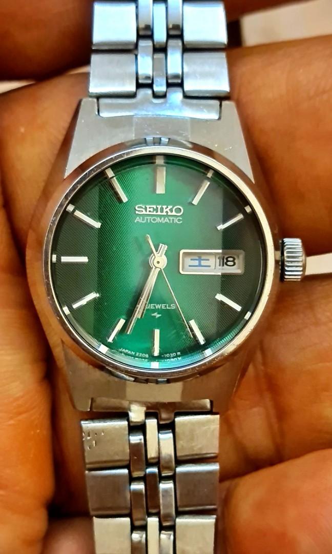 Seiko 2206-0720 High Beat 28,800bph KANJI DAY/DATE Rare & Collectible  Vintage MADE IN JAPAN, Luxury, Watches on Carousell