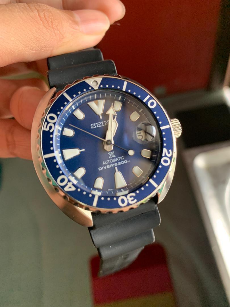 Seiko Mini Turtle Blue Dial Men s Fashion Watches Accessories