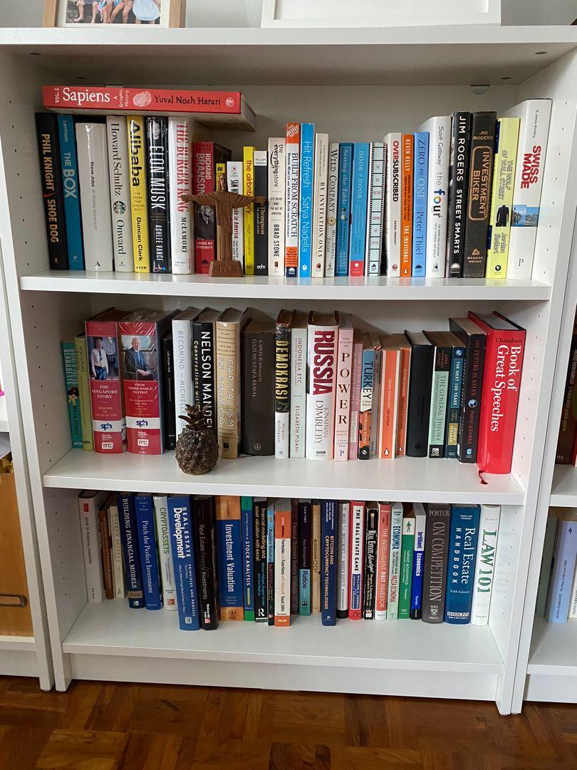 Shelves Ikea Billy Book shelves 106cm H, Furniture & Home Living