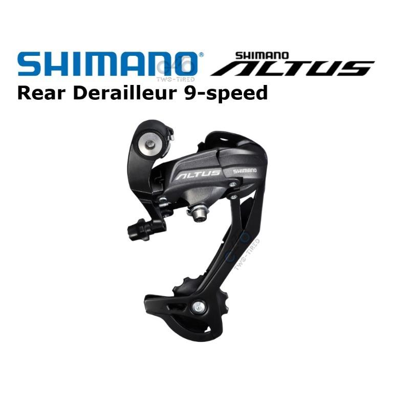 SHIMANO RD M370 SGS Rear Derailleur Altus 9 speed 9 speed Black