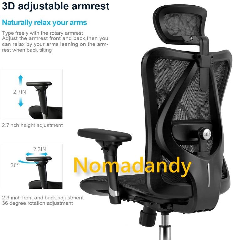 2022 Sihoo M57 ergonomic Adjustable office chairs comfort Full