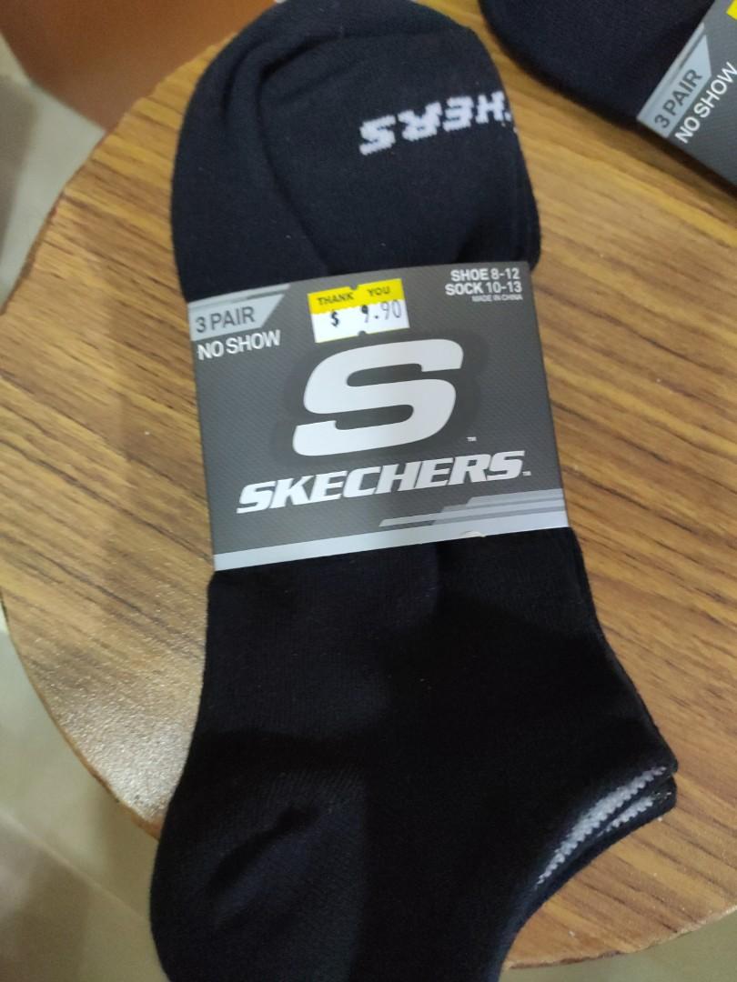 Skechers trainer store socks mens