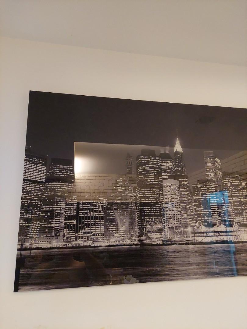 Skyscrapers High Gloss Wall Art, Furniture & Home Living, Home Decor