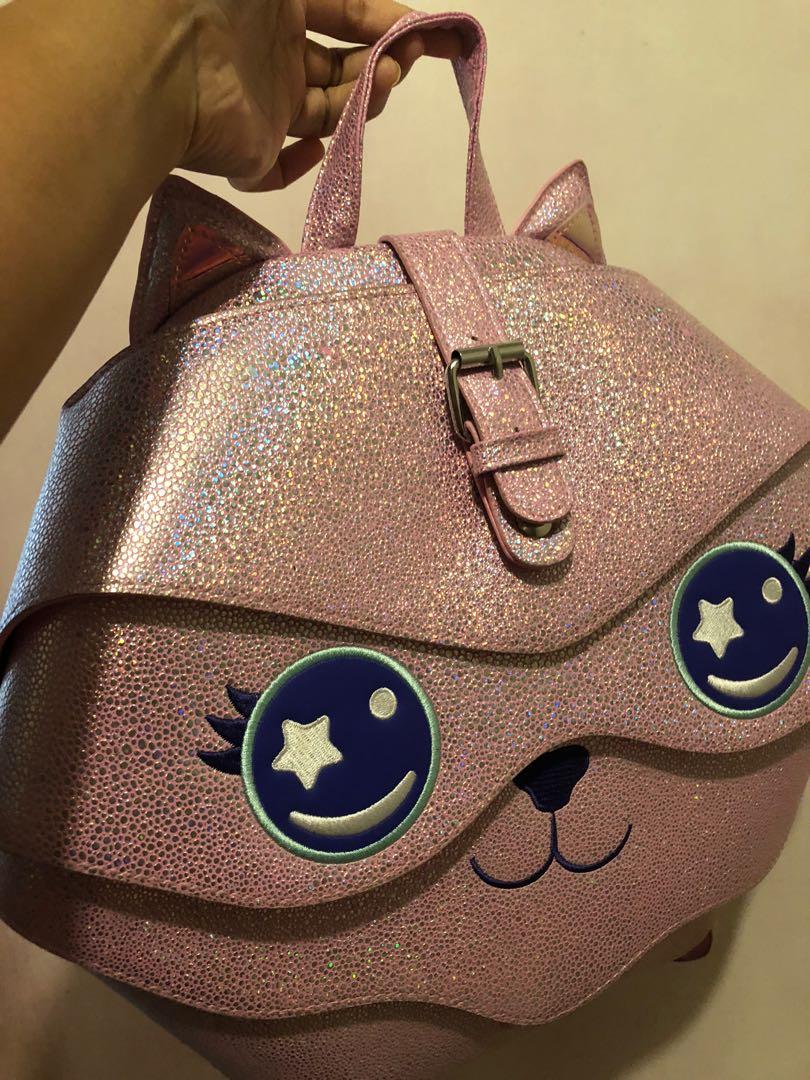 Smiggle collapse backpack cat
