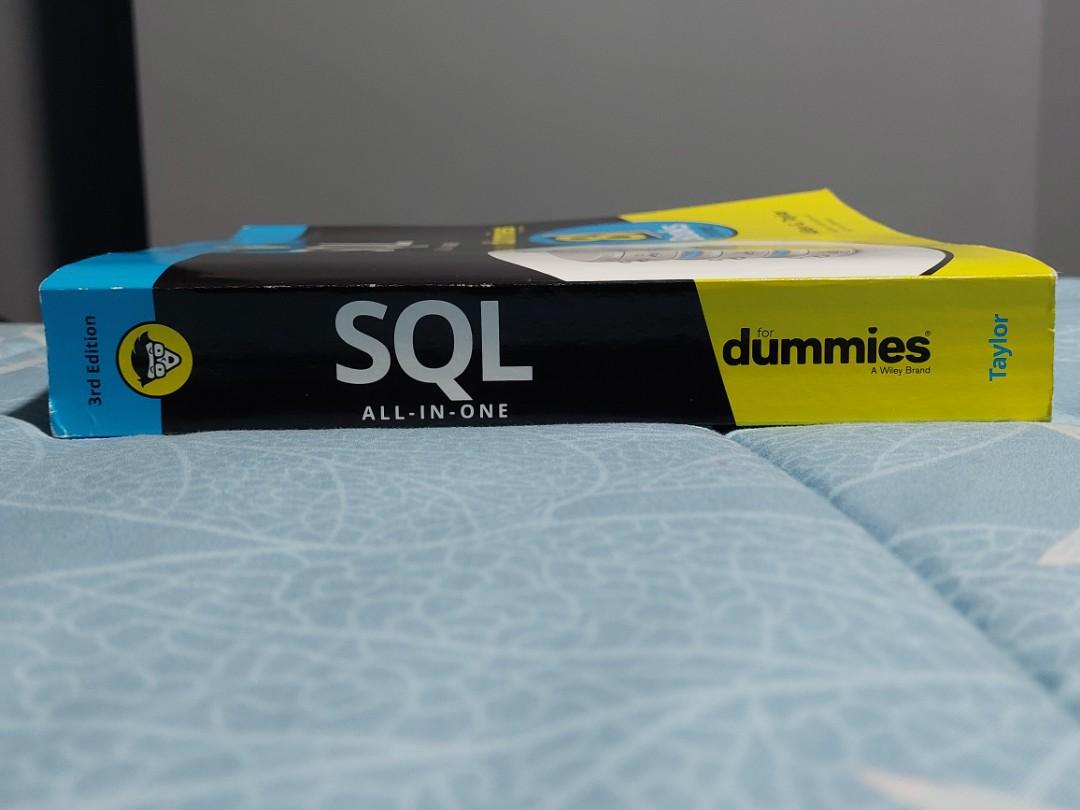 Sql for dummies hobbies toys books magazines textbooks on carousell