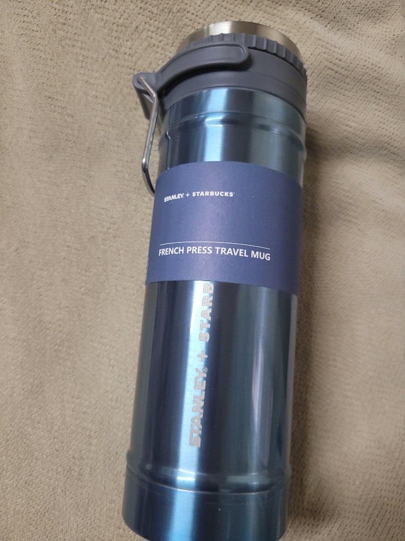 Starbucks x Stanley French press travel mug, Furniture & Home Living