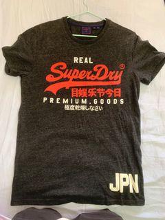 Superdry Black T Shirt (Medium Size)