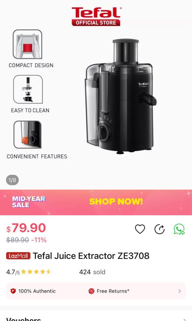Tefal juice online extractor ze3708